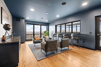 Rooftop cocktail lounge